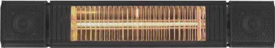 Obrázok produktu pre Eurom 334579, Nástenné terasový ohrievač, Čierna, Hliník, Elektrický, 2000 W, 20 m²