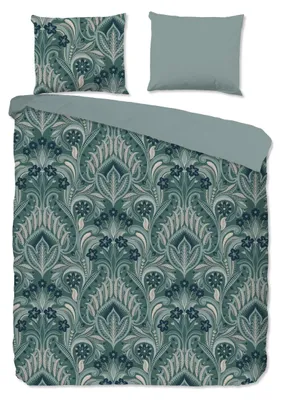 Immagine prodotto di Biancheria da letto "Nola" - Verde - (200x220 cm) - 100% cotone