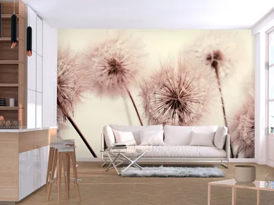 Produktbild von Vlies Fototapete Pusteblumen 400x280 cm Tapeten Wandtapete XXL Natur Botanik Pflanzen b-B-0669-a-d