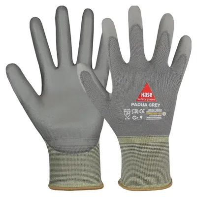 Produktbild von Hase Montagehandschuhe Padua Größe 10, Nylon grau 10 Stk