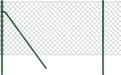 Image de vidaXL Clôture grillagée vert 1,1x10 m