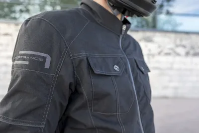 Produktbild von Lindstrands Lugnet Wasserdichte Motorrad Textiljacke Grösse: 52