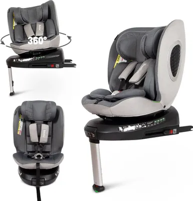 Image de Siège auto Baninni 360° i-Size 40-150cm - 36kg Tullio Grey