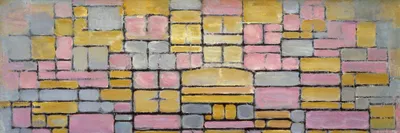 Obrázek produktu pro Piet Mondrian Art Print Picture - Tableau No. 2 Composition No. V (30 x 91 cm)