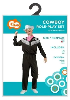 Immagine prodotto di Costume da cowboy per adulti, taglia 52 - Godan