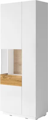 Produktbild von Meublorama HA-SILKE-247JGY12*2C/75KG, 2 Tür(en), 8 Regale, Weiß, Mitteldichte Faserplatte (MDF), 2 Jahr(e), 400 mm