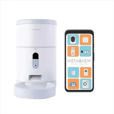 Immagine prodotto di Instachew Purebite Smart Pet Feeder ciotola automatica con telecamera - per cani e gatti