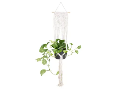 Obrázek produktu pro Artevasi Závěs na květináč MACRAMÉ, 110 cm, Macrame, bílá