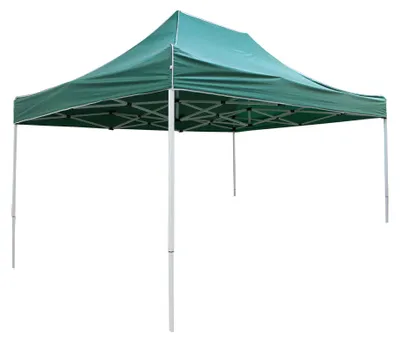 Immagine prodotto di Gazebo pieghevole in acciaio e poliestere verde 3x4,5 mt Hope2