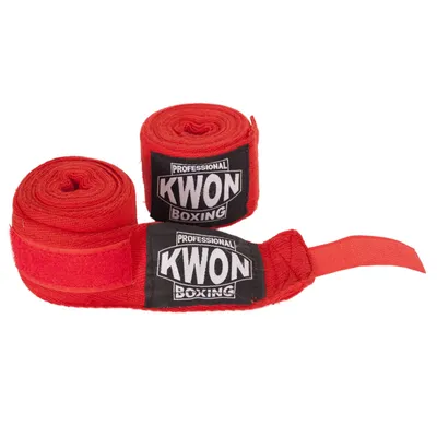 Produktbild von Kwon Boxbandage 5m , Farbe:rot