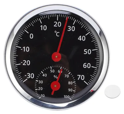 Produktbild von Hygrometer und Thermometer 2 in 1, mechanisch, für Binnensauna, Feuchtigkeitsmessung