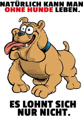 Produktbild von vianmo Holzschild 40x30 cm Ohne Hund leben lohnt sich nicht
