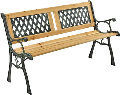 Obrázek produktu pro Zahradní lavice Sanremo 200578, černozelená/hnědá, 122 cm (InternetovaZahrada)