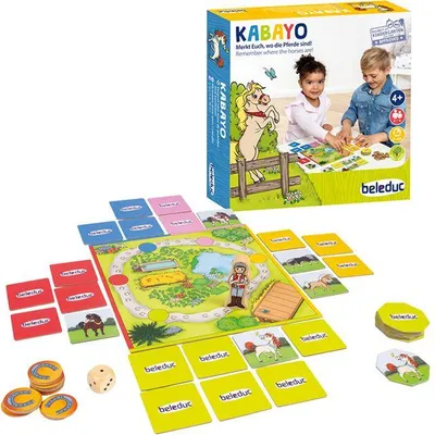 Produktbild von Beleduc Lernspiel Kabayo - pädagogisches Kinderspiel für Zuhause