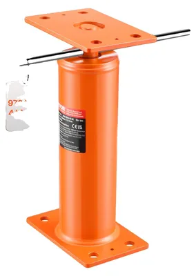 Produktbild von VEVOR Hausbodenheber, 53"-93" Höhenbereich, 18000 lbs maximale Tragfähigkeit, verstellbarer Stützträger Kellerheber Pfosten für Nivellierung, Hebestütze Stahl teleskopierbarer Hebepfosten für temporäre Unterstützung, 12-16 Zoll&9700 lbs
