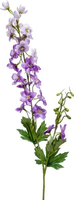Produktbild von artplants.de Künstliche Blume Rittersporn Walia, violett, 75cm - Textilblume Delphinium