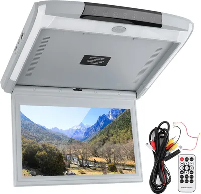 Immagine prodotto di 11.6in auto soffitto -monitor HD 1080p TV MP5 display -schermo con USB TF HDMI FM supporta il controllo remoto del telecomando