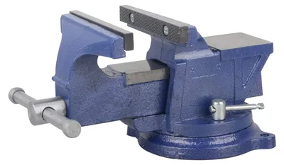 Produktbild von Schraubstock Tischschraubstock Tischklemme - 4 Zoll - 360 Grad drehbar - mit Amboss - Stahl