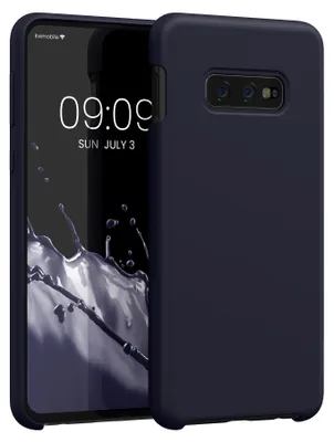 Produktbild von kwmobile Handyhülle für Samsung Galaxy S10e Hülle - Case Silikon - Kabelloses Laden - Schutzhülle Cover in Deep Ocean