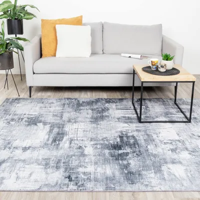 Produktbild von Volero - Moderner Teppich - Strength Grau - 230x330 cm - Wohnzimmer, Esszimmer, Schlafzimmer - Industrielle, Modern