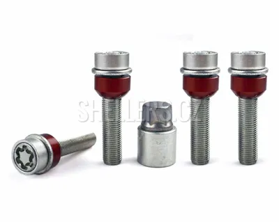 Obrázok produktu pre Bezpečnostné poistné skrutky M14x1,5x43 guľa R14 pohyblivá, kľúč 19, SICUSTAR VN543RAR14