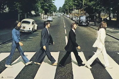 Image de Beatles, The - Abbey Road - Musique - Poster - Taille 91,5x61 cm