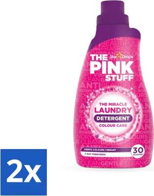 Immagine prodotto di The Pink Stuff - Gel di lavaggio - Bucato colorato - Detergente - 30 lavaggi - 960 ml - Confezione risparmio - 2 pezzi