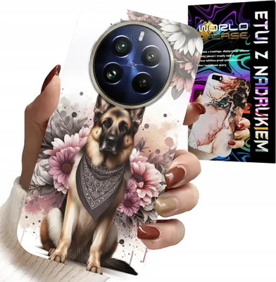 Zdjęcie produktu dla Etui Do Realme 12 Pro - Owczarek Niemiecki Rasy Psów Psy Case
