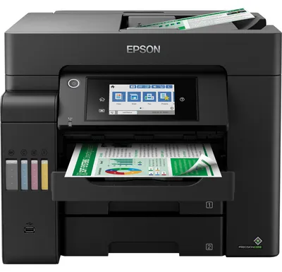 Produktbild von Epson EcoTank ET-5805, Tintenstrahl, Farbdruck, 4800 x 2400 DPI, A4, Direktdruck, Schwarz