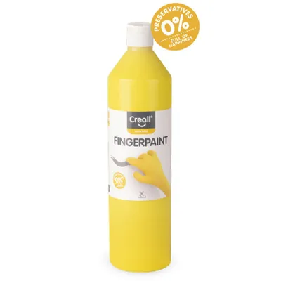 Image de Creall Peinture jaune pour les doigts Creall