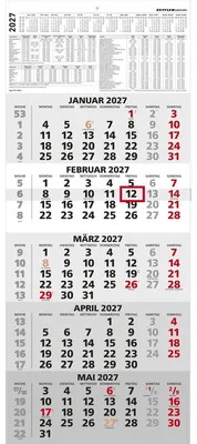 Produktbild von 5-Monatskalender 2027