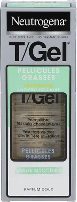 Immagine prodotto di Shampoo terapeutico, Neutrogena, T/Gel Gräser, contro la forfora e il cuoio capelluto grasso, con acido salicilico, 250 ml