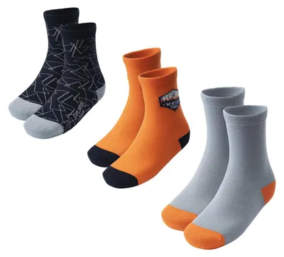 Image de Chaussettes courtes pour enfants BARICA, lot de 3, JRB, BEJO