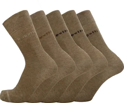 Produktbild von bugatti Herrensocken 5er Box – Atmungsaktive Baumwollsocken für Herren