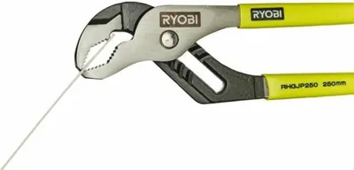 Produktbild von Ryobi RHGJP250 Papageienzange, gehärtete Zähne, 250 mm, maximale Öffnung 28 cm