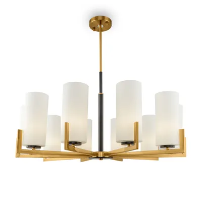 Produktbild von Maytoni Fortano Kronleuchter MOD089PL-10BS 10xE27, Messing, aus Metall, exkl. Leuchtmittel