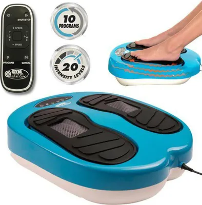 Produktbild von Gymform® Leg Action Platinum Fussmassagegerät Vibrations + Shiatsu Massage Fußmassage Gerät Beinmassage inkl. Massageplan