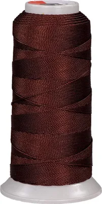 Produktbild von Sattlergarn - Polyester Ledergarn in Handwerksqualität (200 m/Stärke 8/3) I extrastarkes Polstergarn Nähgarn - Reißfest - UV-Beständig - Outdoor Nähgarn für Leder moccabraun