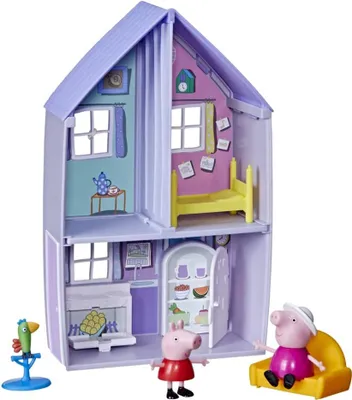 Produktbild von Hasbro Peppa Pig Dům babičky a dědy Wutzových, hrací sada se 2 figurkami a 3 skvělými doplňky