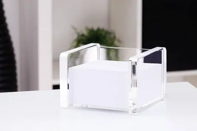 Produktbild von Wedo 60 7016, Acryl, Transparent, 500 Blätter, 116 mm, 75 mm, 99 mm
