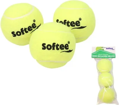 Produktbild von Softee Tennis Training Tennisballtasche Gelb 3 Balls Gelb 3 Balls