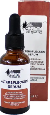Produktbild von ALTERSFLECKEN SERUM 30ml Pflegeserum für Gesicht Hals Dekolleté Gesichtsserum Gesichtspflege Hautpflege Gesicht Pflege Age 55