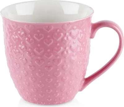 Zdjęcie produktu dla Kubek ceramiczny serca 580 ml