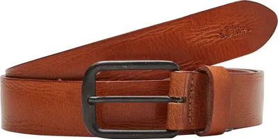 Produktbild von s.Oliver Leder Dornschließe Gürtel Ledergürtel Jeansgürtel 2103741-8786, Länge:85 cm