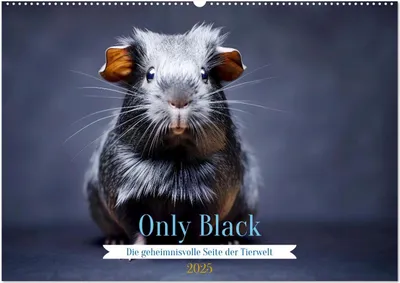 Produktbild von Only Black (Wandkalender 2025 DIN A2 quer), CALVENDO Monatskalender
