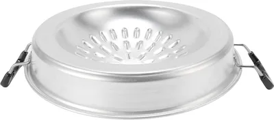 Zdjęcie produktu dla Tajska patelnia grillowa 2 w 1 Nieprzywierająca, równomiernie nagrzewająca się aluminiowa patelnia grillowa na węgiel drzewny do wnętrz na zewnątrz 30 cm / 11,81 cala Oryginalny kolor