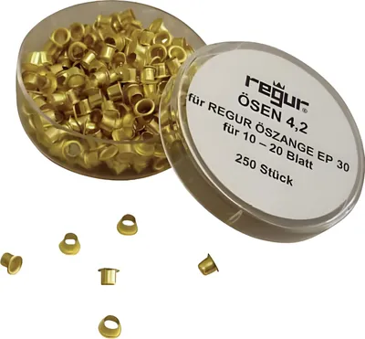Immagine prodotto di Regur® RÖ-4,2 Ösen - 250 Stück,  4,2 mm für 10-20 Blatt