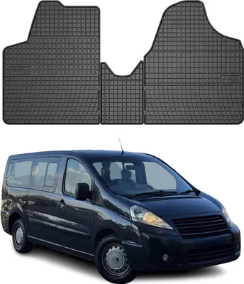 Produktbild von 2006-2016 Fiat Scudo 2 1.Sitzreihe Fußmatten TPE Schwarz 3 tlg