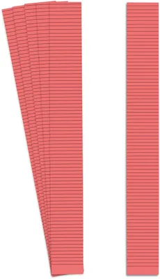 Produktbild von Markierungsstreifen 6mm B300xH32mm VE=10 Stück rot