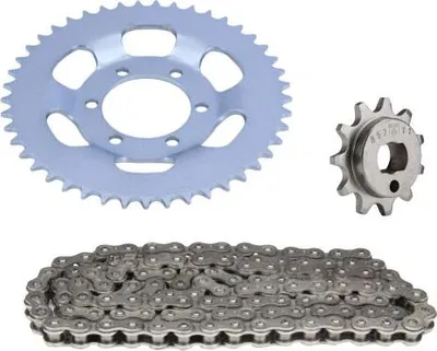 Produktbild von Kettensatz 3-teilig silber 11/45 Zähne für Zündapp ZS 25 Typ 460 (ab Motor Nr. 9955241/1043004) - Citomerx